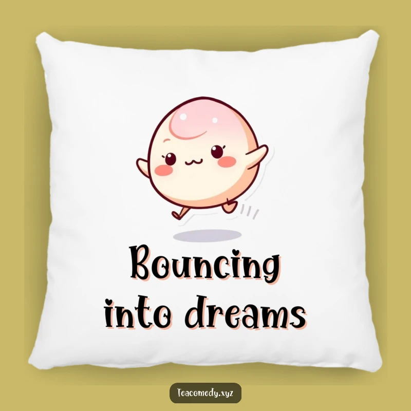 Soft Funny Mochi Pillow: Playful Bouncing Character Cushion for Cozy Comfort