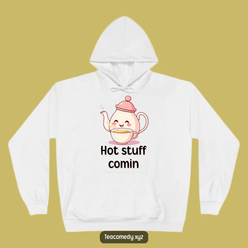 Funny Cozy Teapot Hoodie: Hilarious Warm Tea Companion Gift