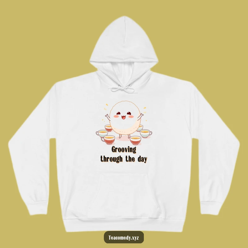 Funny Dancing Rice Ball Hoodie: Cozy & Hilarious Comfort for Everyone