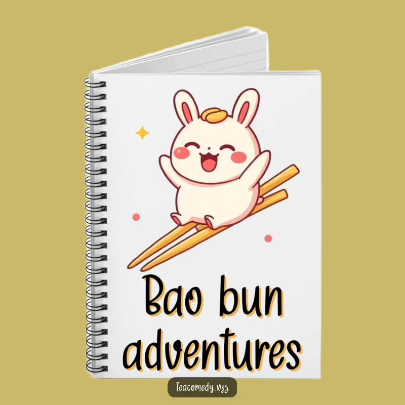 Funny Bao Bun Slide Notebook: Capture Adventures and Ideas