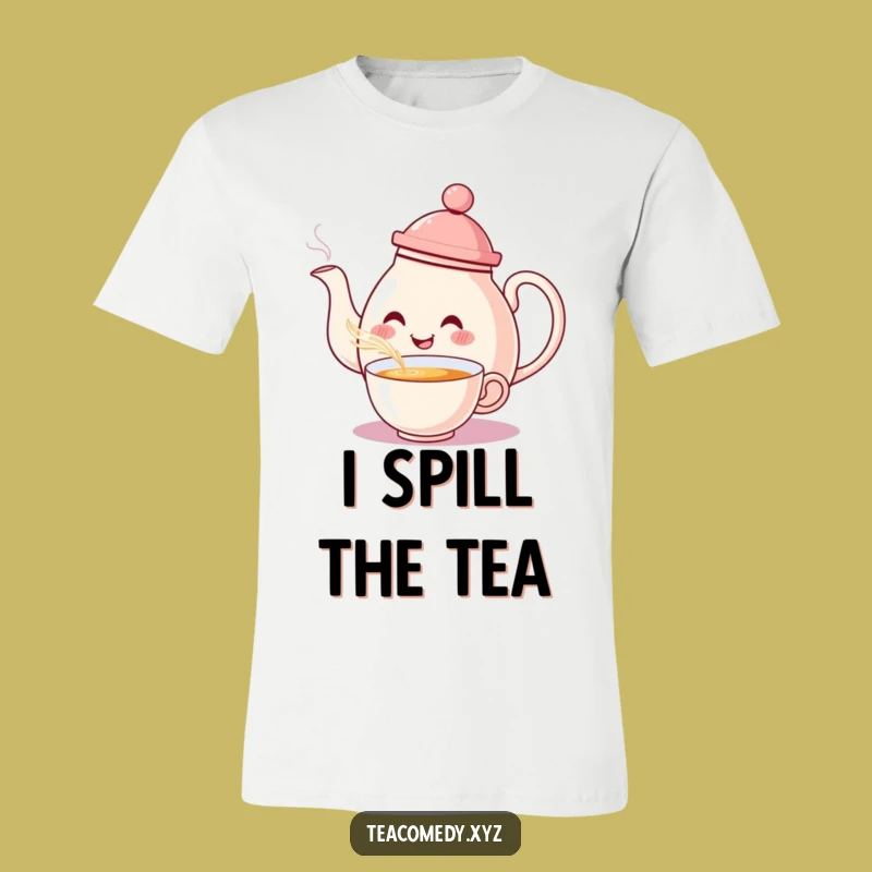 Funny Dapper Teapot T-Shirt: Hilarious Tea Party & Gift Shirt